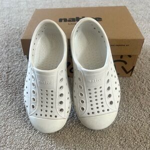 White Native Shoes Jefferson Slip On Size 7 Toddler Shoes